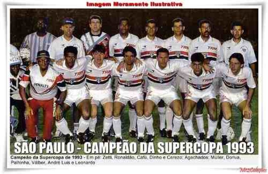 30 Anos de Glória: O São Paulo Conquista a Supercopa Libertadores de 1993 em Uma Épica Batalha contra o Flamengo